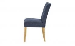 Woodford 2er Set Polsterstuhl Mako | Webstoff grob Nachtblau Eiche geölt -Stuhle Geschaft 15304101 4 202205021317