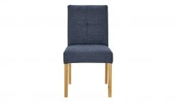 Woodford 2er Set Polsterstuhl Mako | Webstoff grob Nachtblau Eiche geölt -Stuhle Geschaft 15304101 7 202205021317