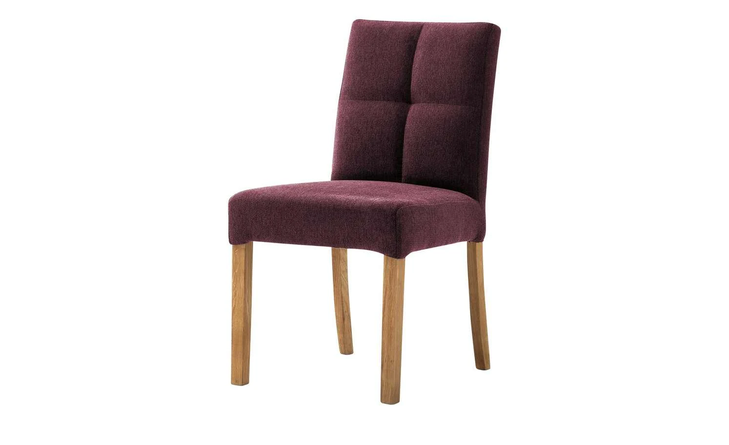 Woodford 2er Set Polsterstuhl Mako | Webstoff fein Bordeaux Eiche geölt 6 Woodford 2er Set Polsterstuhl Mako | Webstoff fein Bordeaux Eiche geölt – Bild 4