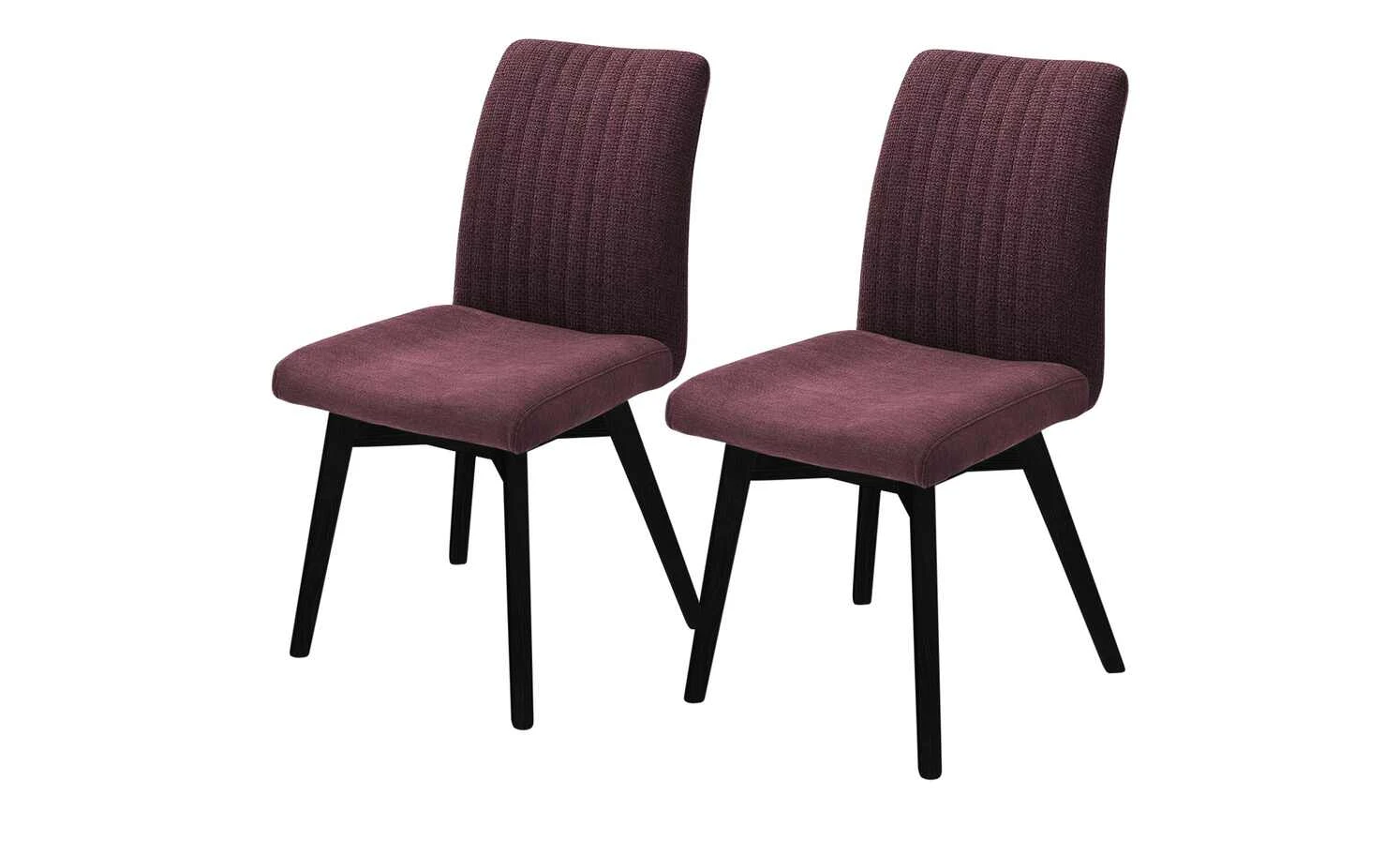 Woodford 2er Set Polsterstuhl Menda | Bordeaux Schwarz Nein Nein 4 Woodford 2er Set Polsterstuhl Menda | Bordeaux Schwarz Nein Nein – Bild 2