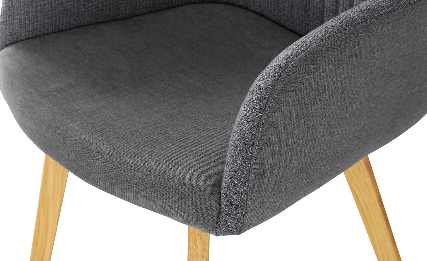 Woodford Polsterstuhl Menda | Anthrazit Wildeiche Ja Nein 7 Woodford Polsterstuhl Menda | Anthrazit Wildeiche Ja Nein – Bild 5