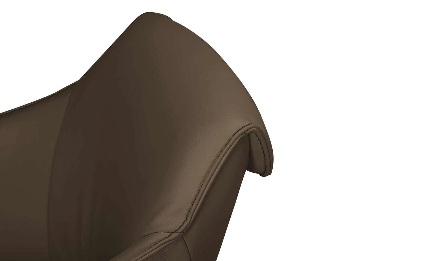 KOINOR Armlehnstuhl Dining System 1 | Fango (Hellbraun) / Kontrastnaht Schwarz 6 KOINOR Armlehnstuhl Dining System 1 | Fango (Hellbraun) / Kontrastnaht Schwarz – Bild 4