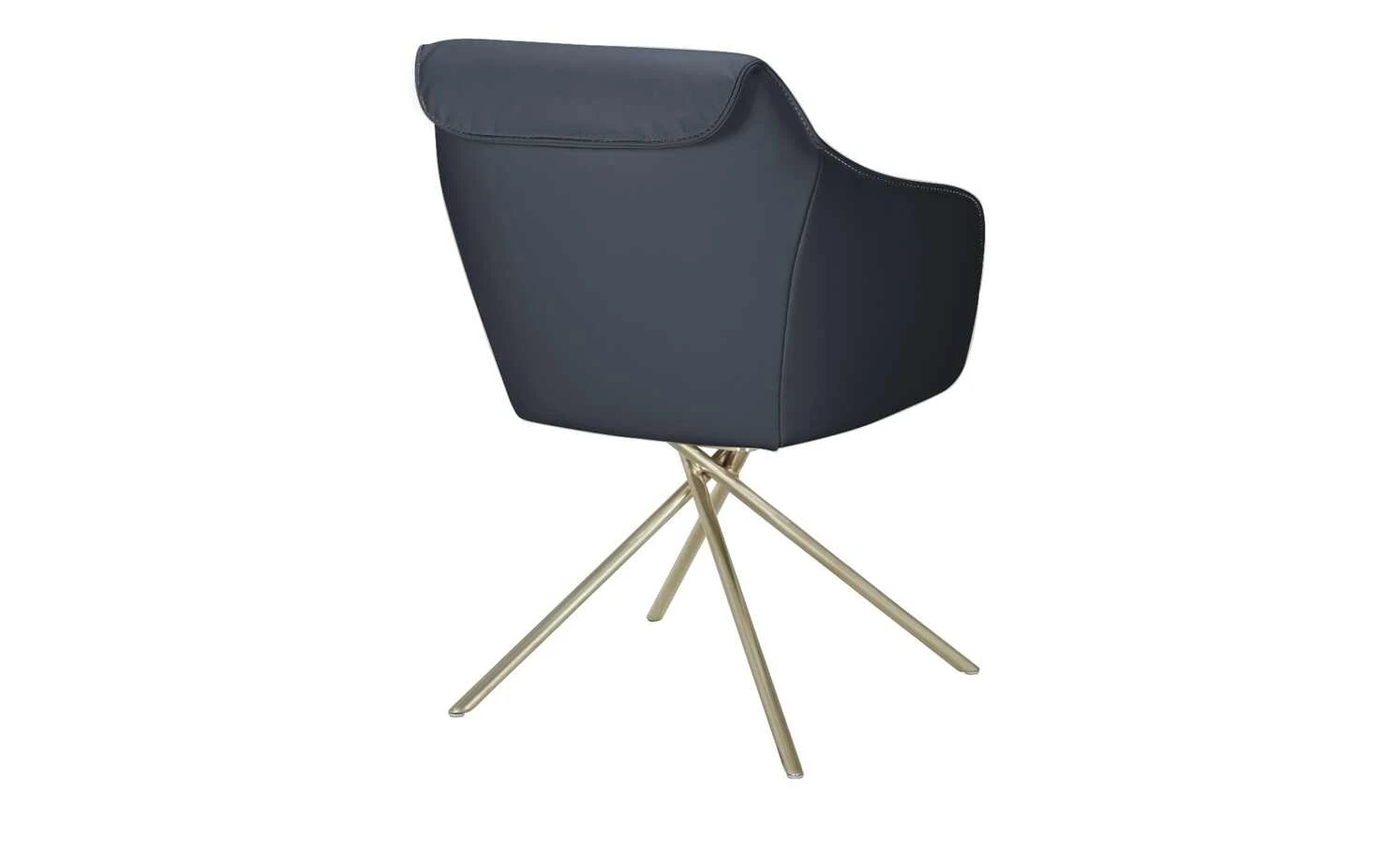 KOINOR Armlehnstuhl Dining System 1 | Safir (Dunkelblau) / Kontrastnaht Schwarz 6 KOINOR Armlehnstuhl Dining System 1 | Safir (Dunkelblau) / Kontrastnaht Schwarz – Bild 4