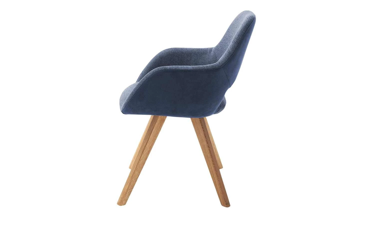 Woodford Polsterstuhl Lucina | Blau Wildeiche Nein 4 Woodford Polsterstuhl Lucina | Blau Wildeiche Nein – Bild 2