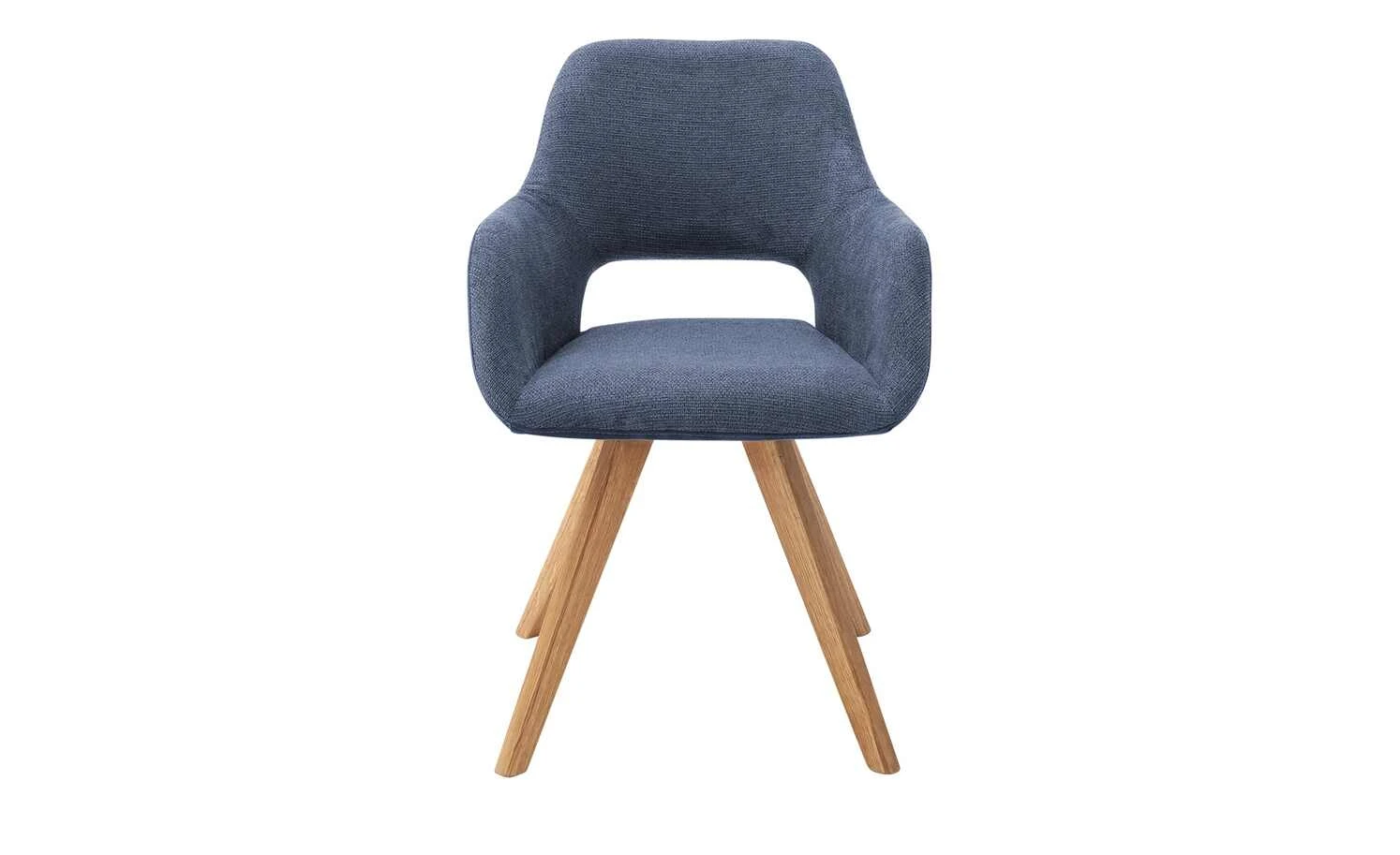 Woodford Polsterstuhl Lucina | Blau Wildeiche Nein 7 Woodford Polsterstuhl Lucina | Blau Wildeiche Nein – Bild 5