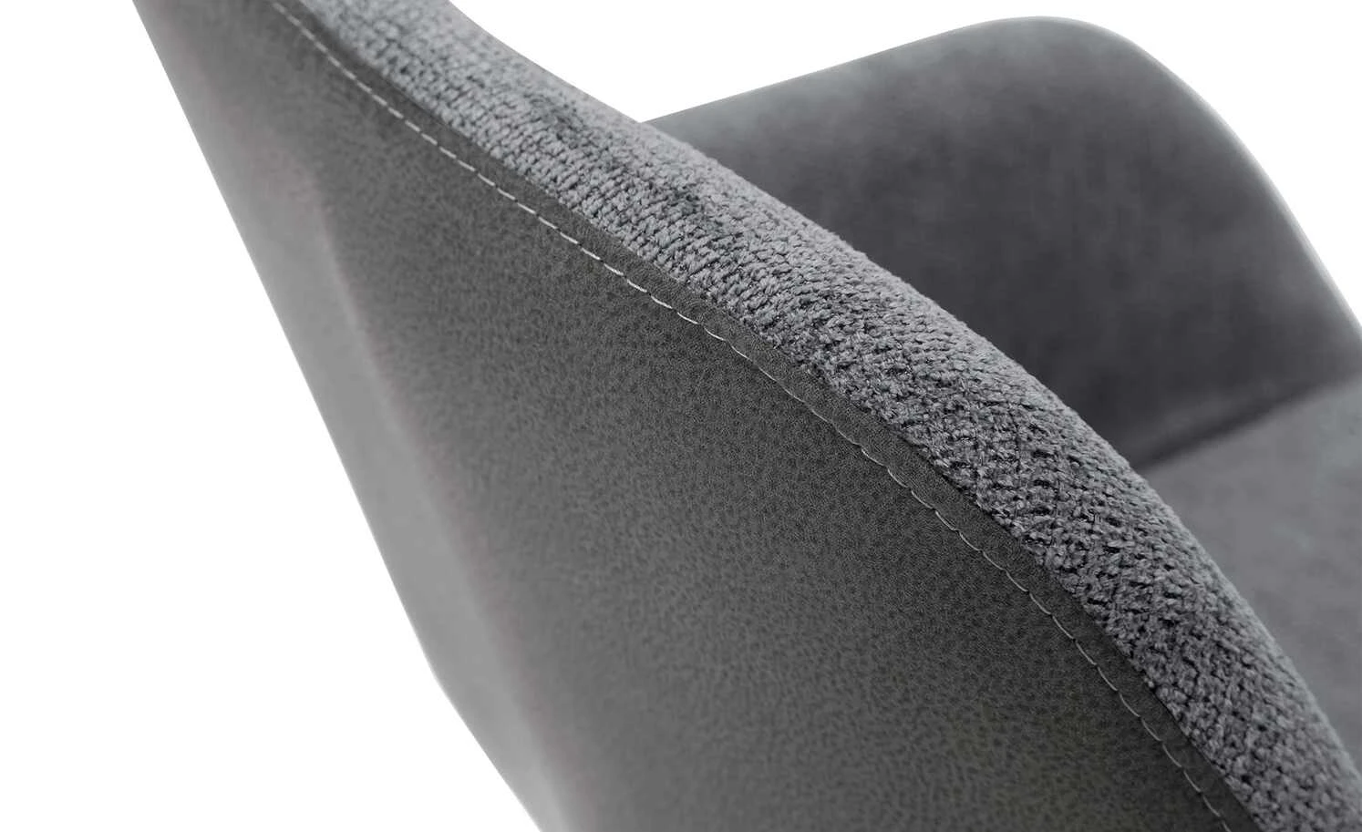 Woodford Polsterstuhl Lucina | Anthrazit Wildeiche Ja 4 Woodford Polsterstuhl Lucina | Anthrazit Wildeiche Ja – Bild 2