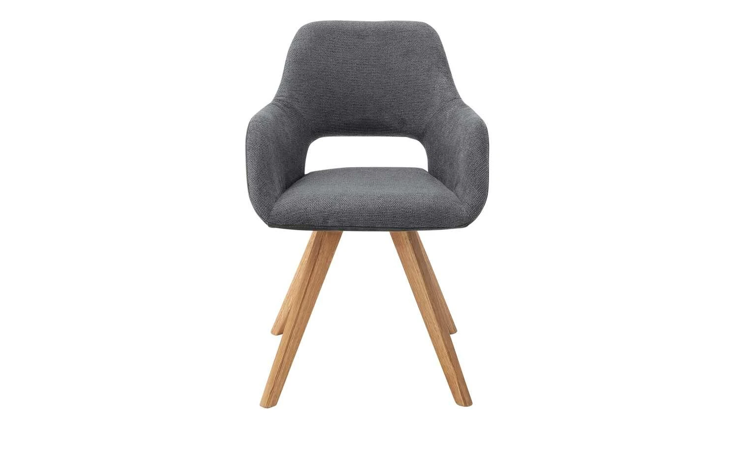 Woodford Polsterstuhl Lucina | Anthrazit Wildeiche Ja 6 Woodford Polsterstuhl Lucina | Anthrazit Wildeiche Ja – Bild 4
