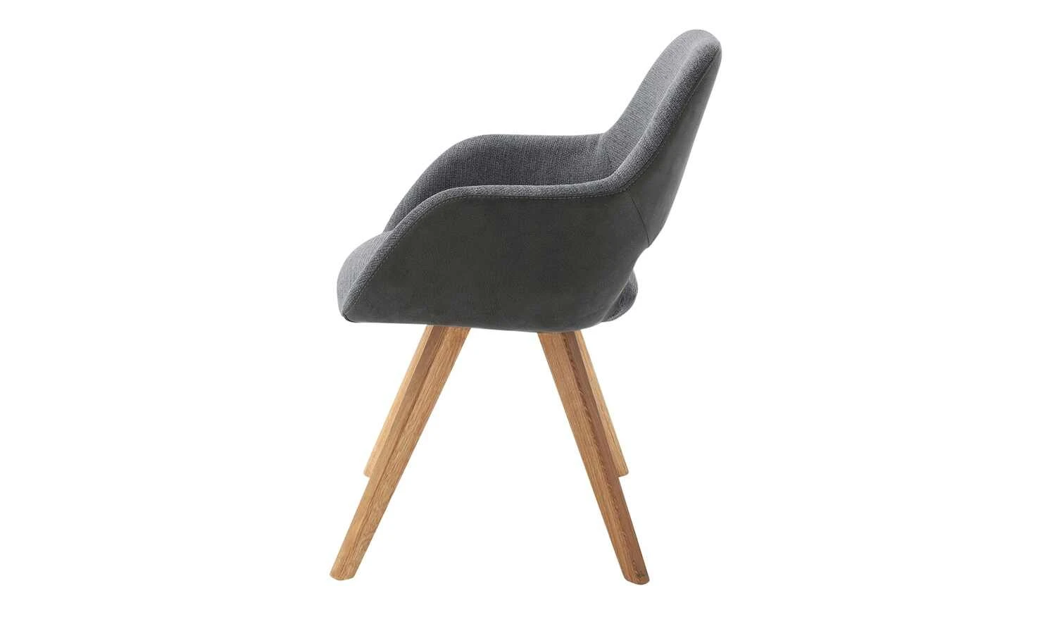 Woodford Polsterstuhl Lucina | Anthrazit Wildeiche Ja 7 Woodford Polsterstuhl Lucina | Anthrazit Wildeiche Ja – Bild 5