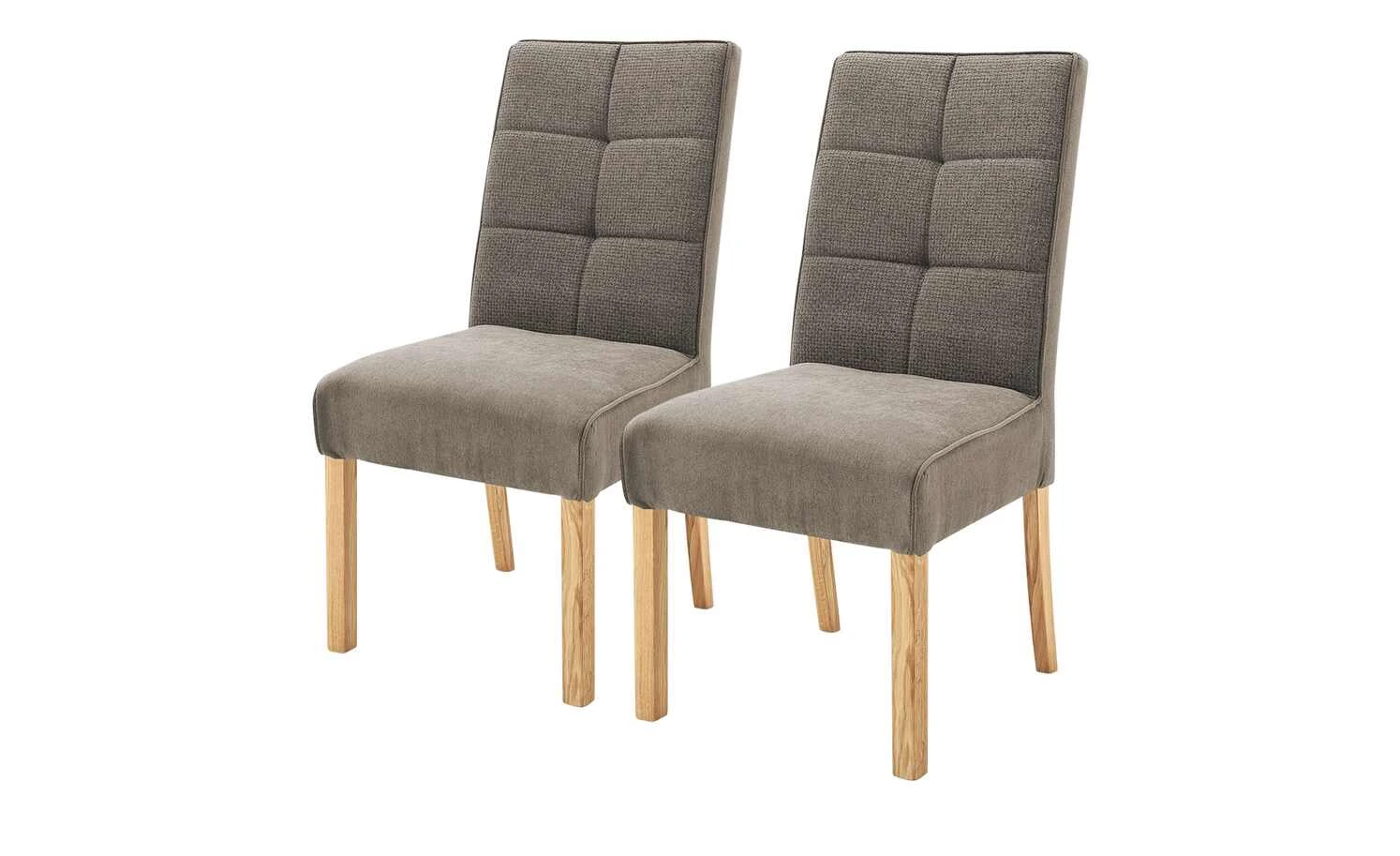 Woodford 2er Set Polsterstuhl Renaldo | Cappuccino (Braun) Eiche geölt 4 Woodford 2er Set Polsterstuhl Renaldo | Cappuccino (Braun) Eiche geölt – Bild 2