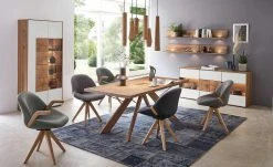 Wohnwert Armlehnstuhl Novum | Grau mit Elastic-Aktiv-Federung (gesundes Sitzen)