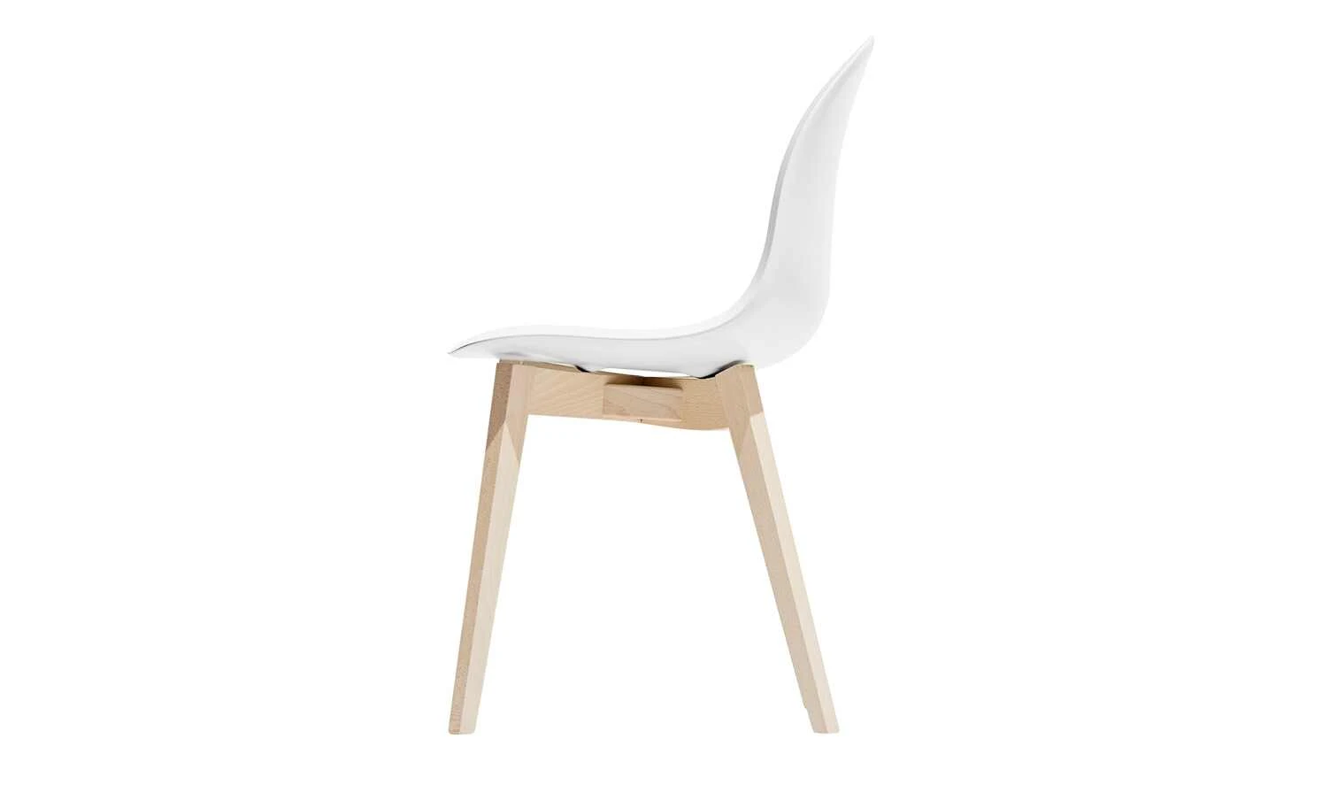 Connubia Schalenstuhl Academy | Schneeweiß 5 Connubia Schalenstuhl Academy | Schneeweiß – Bild 3