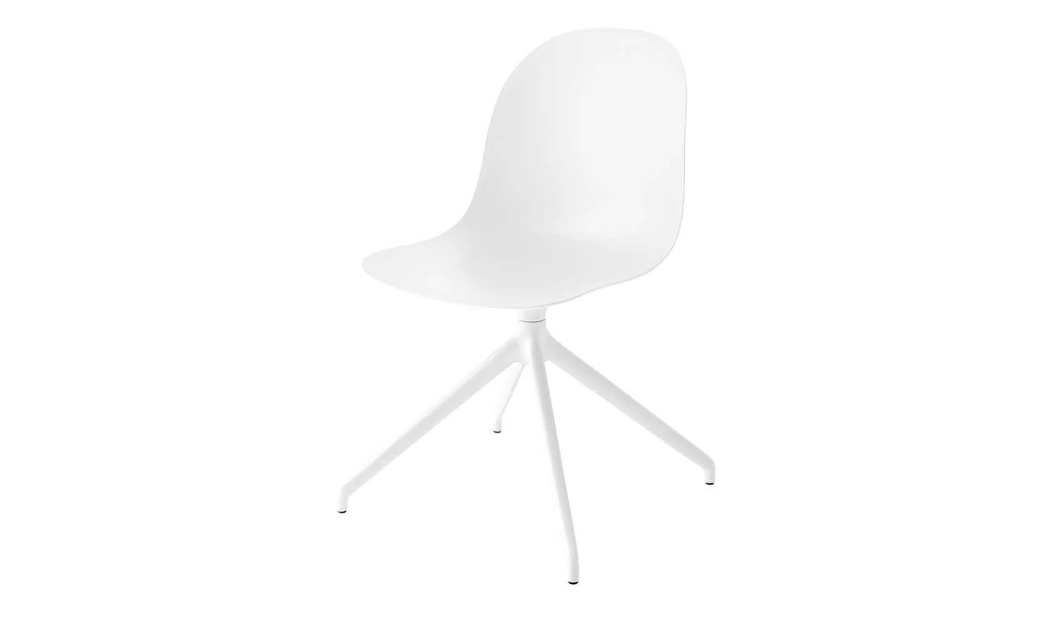 Connubia Schalenstuhl Academy | Schneeweiß 180 Grad drehbar mit Rückstellfunktion Schneeweiß 3 Connubia Schalenstuhl Academy | Schneeweiß 180 Grad drehbar mit Rückstellfunktion Schneeweiß