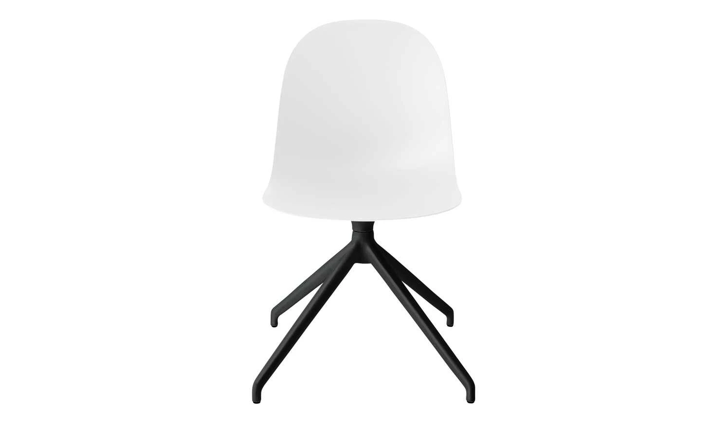 Connubia Schalenstuhl Academy | Schneeweiß 180 Grad drehbar mit Rückstellfunktion Schwarz 4 Connubia Schalenstuhl Academy | Schneeweiß 180 Grad drehbar mit Rückstellfunktion Schwarz – Bild 2