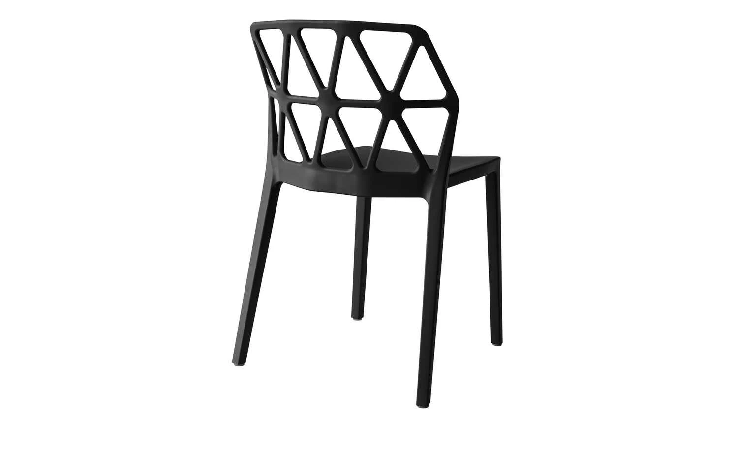 Connubia Stuhl stapelbar Alchemia | Schwarz 7 Connubia Stuhl stapelbar Alchemia | Schwarz – Bild 5