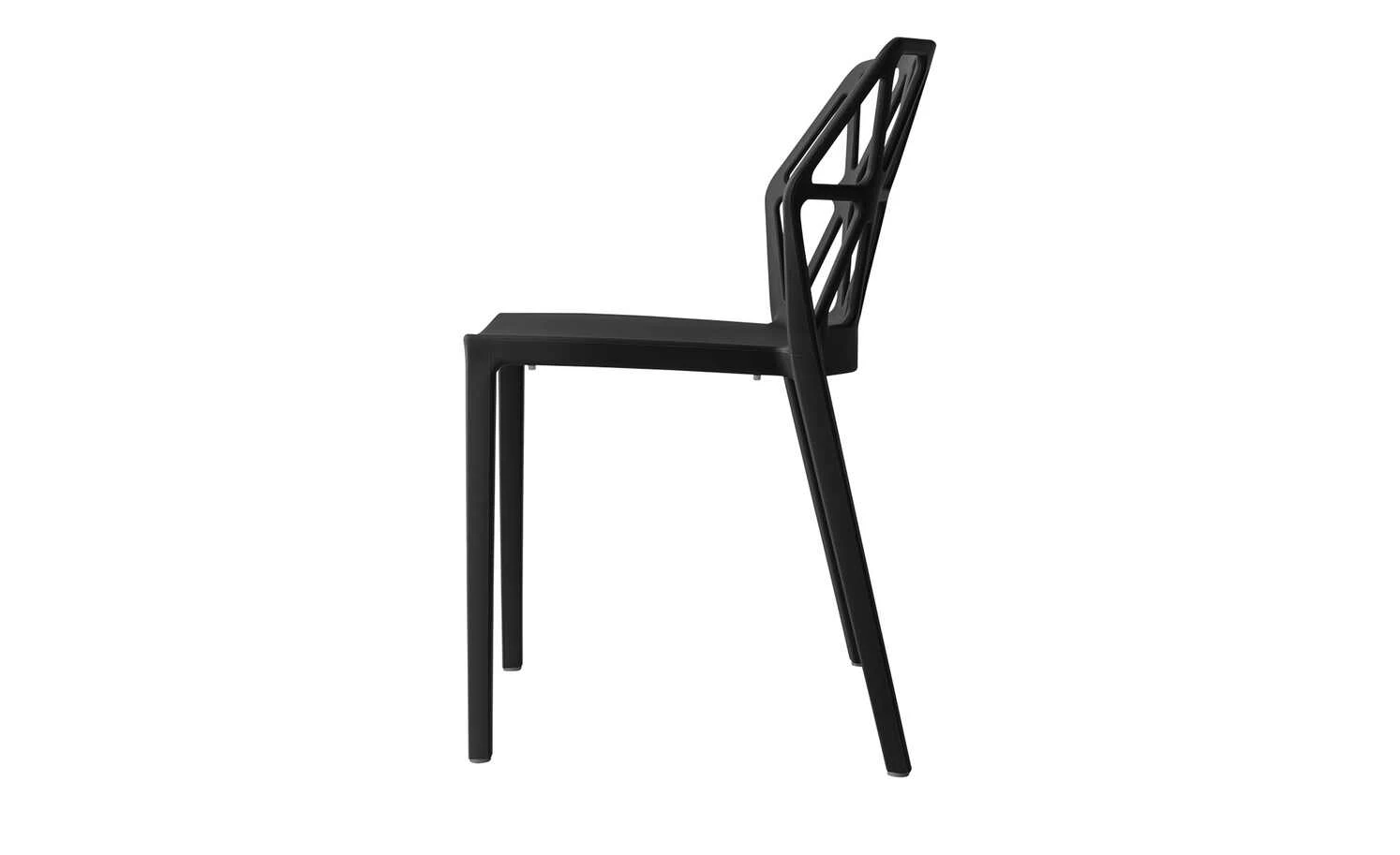 Connubia Stuhl stapelbar Alchemia | Schwarz 8 Connubia Stuhl stapelbar Alchemia | Schwarz – Bild 6