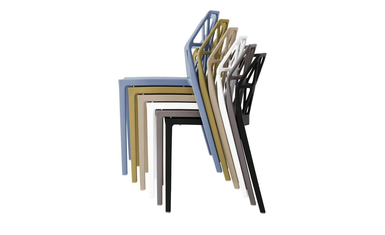 Connubia Stuhl stapelbar Alchemia | Sky Blue (Blau) 3 Connubia Stuhl stapelbar Alchemia | Sky Blue (Blau)