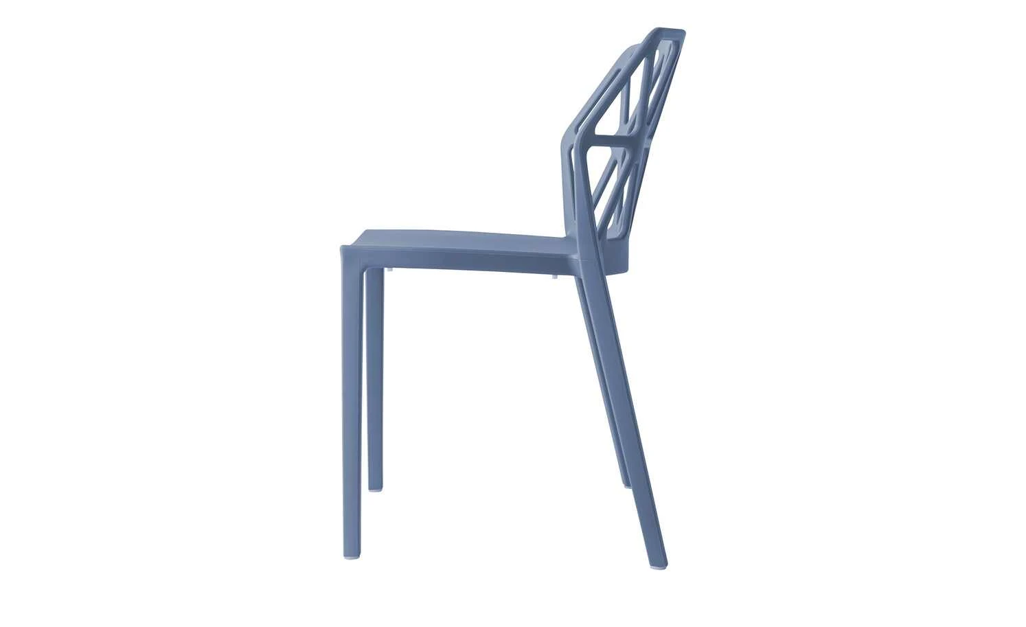 Connubia Stuhl stapelbar Alchemia | Sky Blue (Blau) 7 Connubia Stuhl stapelbar Alchemia | Sky Blue (Blau) – Bild 5