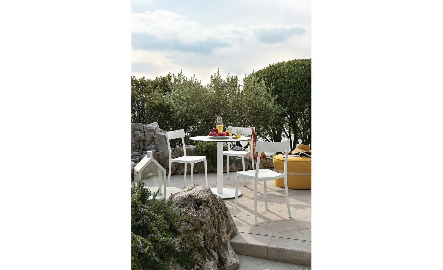 Connubia Stuhl stapelbar Argo | Schneeweiß 6 Connubia Stuhl stapelbar Argo | Schneeweiß – Bild 4