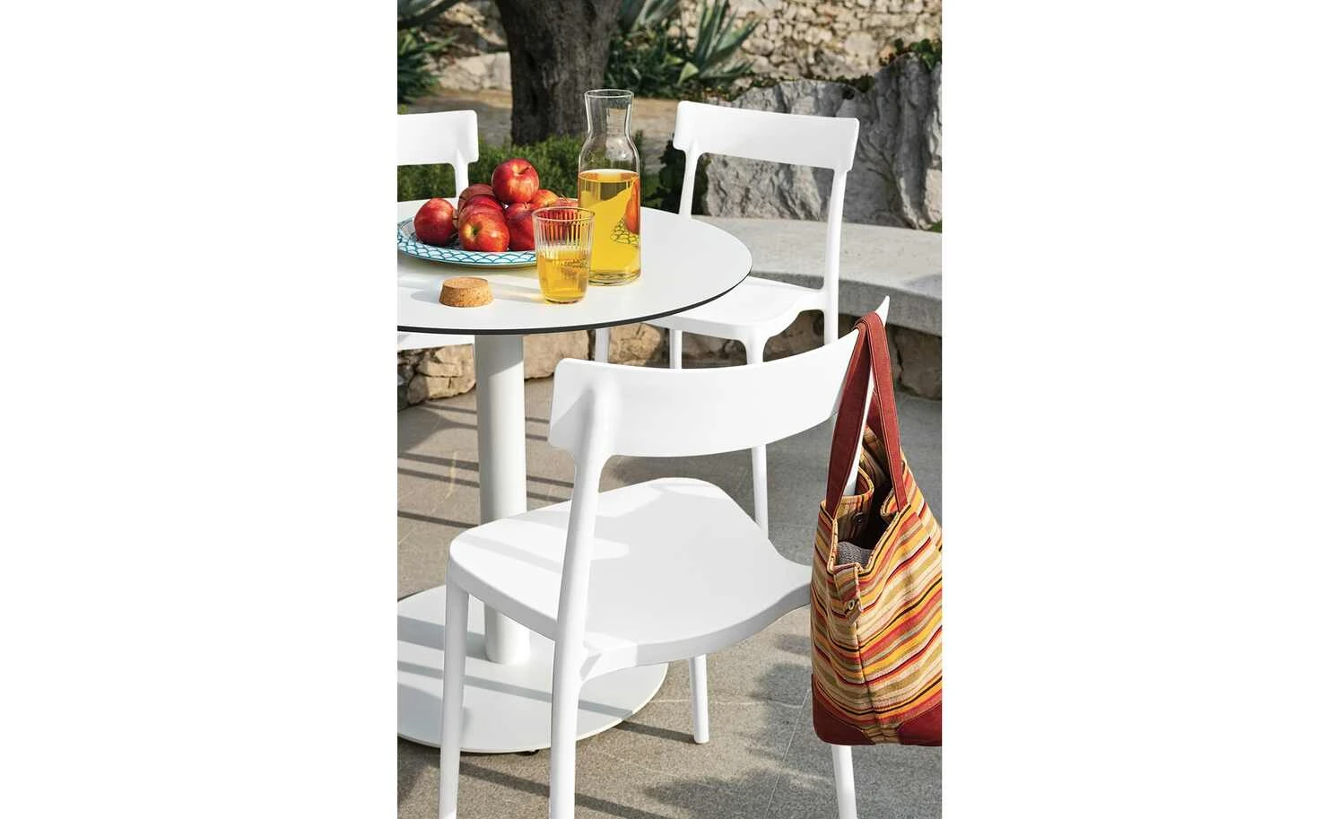 Connubia Stuhl stapelbar Argo | Schneeweiß 4 Connubia Stuhl stapelbar Argo | Schneeweiß – Bild 2