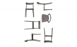 Connubia Stuhl stapelbar Argo | Taubengrau