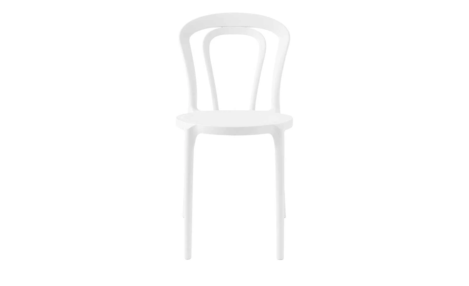 Connubia Stuhl stapelbar Caffe | Schneeweiß 7 Connubia Stuhl stapelbar Caffe | Schneeweiß – Bild 5