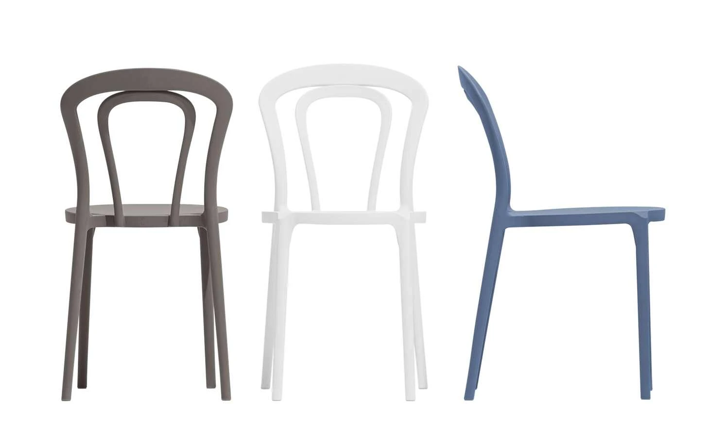 Connubia Stuhl stapelbar Caffe | Schneeweiß 4 Connubia Stuhl stapelbar Caffe | Schneeweiß – Bild 2