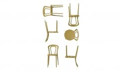 Connubia Stuhl stapelbar Caffe | Senfgelb