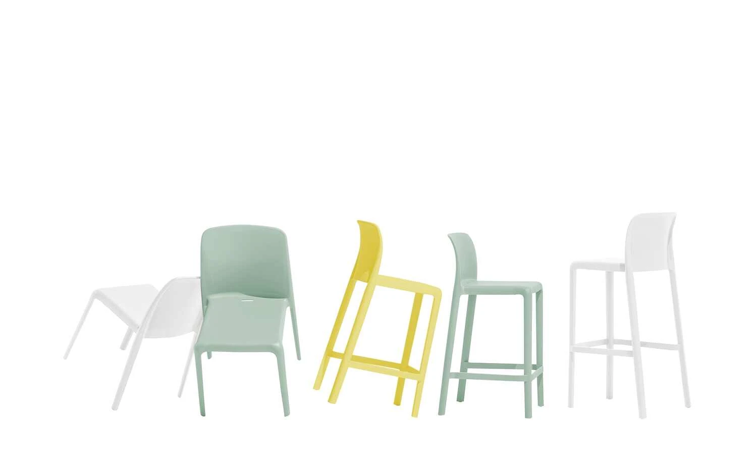 Connubia Stuhl stapelbar Bayo | Thymian (Hellgrün) Nein 5 Connubia Stuhl stapelbar Bayo | Thymian (Hellgrün) Nein – Bild 3