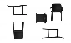 Connubia Stuhl stapelbar Bayo | Schwarz Nein -Stuhle Geschaft 15304882 10 202111152233