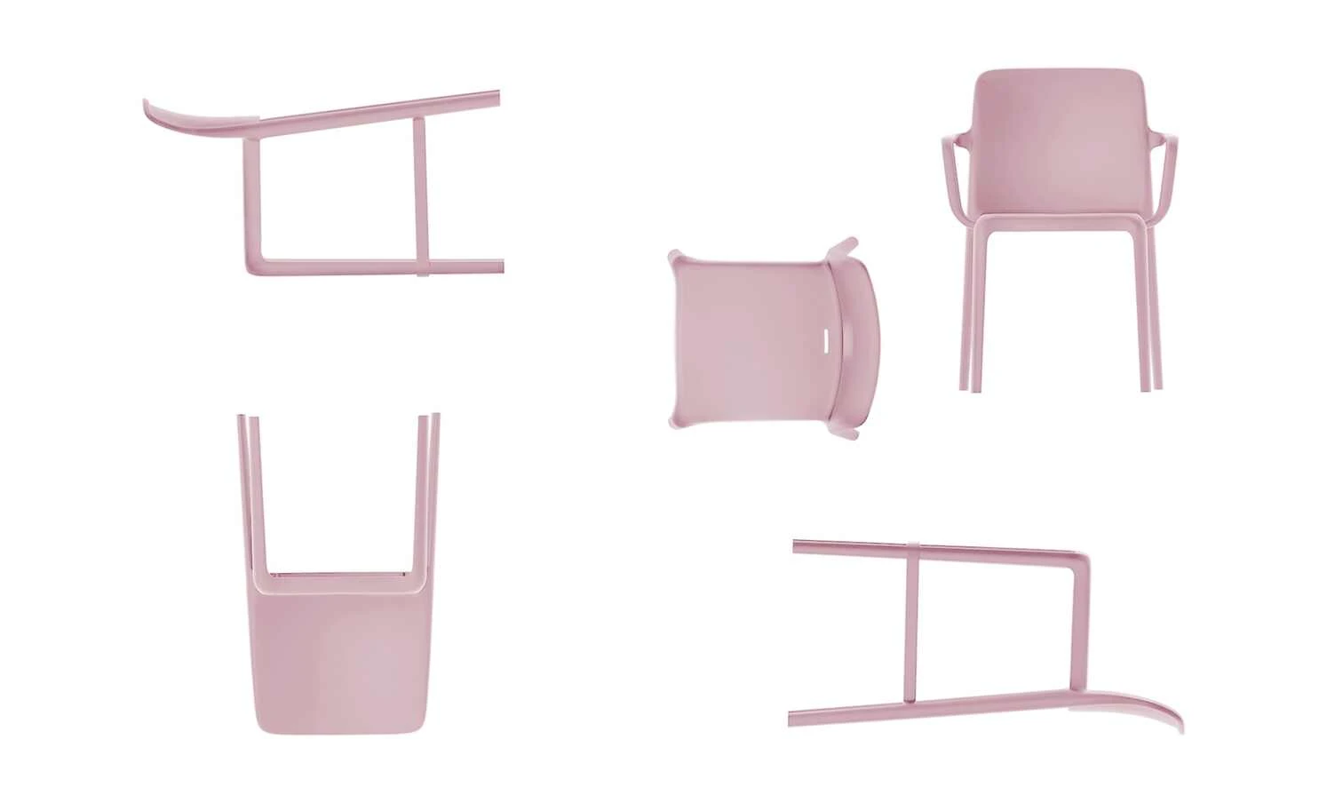 Connubia Stuhl stapelbar Bayo | Altrosa Ja 5 Connubia Stuhl stapelbar Bayo | Altrosa Ja – Bild 3