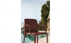 Connubia Stuhl stapelbar Bayo | Rot Oxid (Bordeaux) Ja