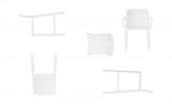 Connubia Stuhl stapelbar Bayo | Schneeweiß Ja -Stuhle Geschaft 15304891 2 202111152233