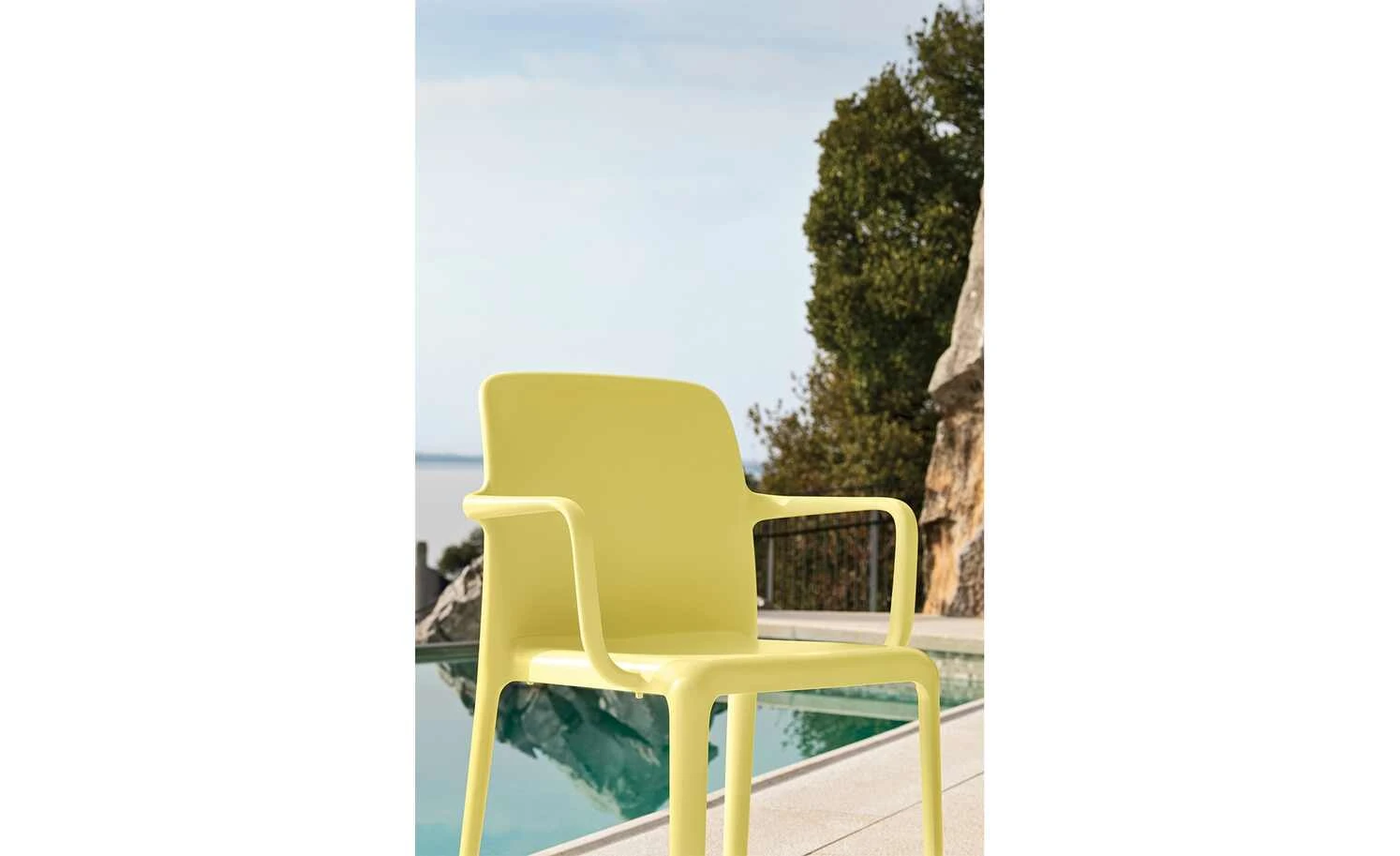 Connubia Stuhl stapelbar Bayo | Zitronengelb Ja 7 Connubia Stuhl stapelbar Bayo | Zitronengelb Ja – Bild 5
