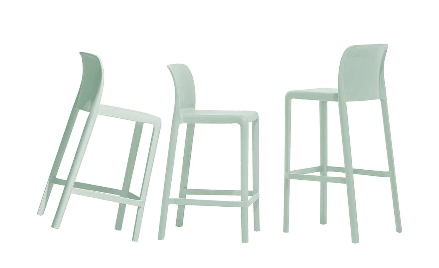 Connubia Barhocker stapelbar Bayo | Thymian (Hellgrün) ca. 65 cm 7 Connubia Barhocker stapelbar Bayo | Thymian (Hellgrün) ca. 65 cm – Bild 5