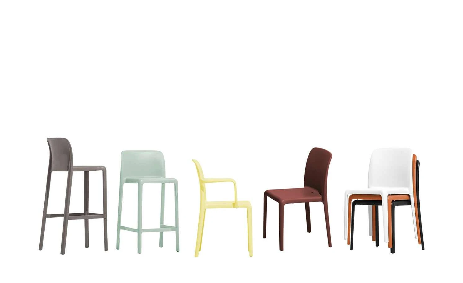 Connubia Barhocker stapelbar Bayo | Thymian (Hellgrün) ca. 65 cm 4 Connubia Barhocker stapelbar Bayo | Thymian (Hellgrün) ca. 65 cm – Bild 2