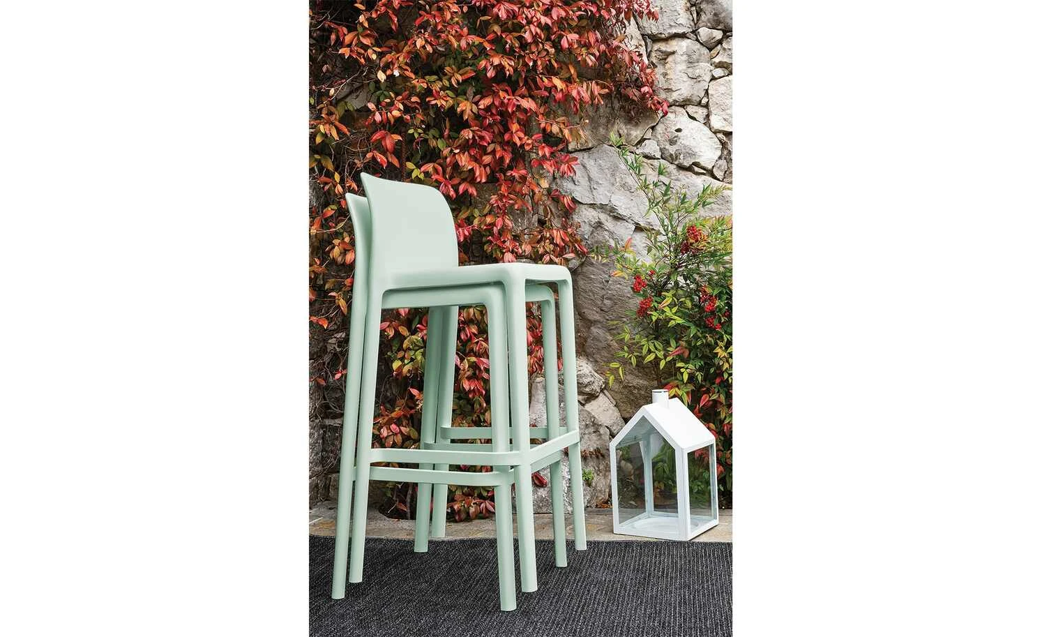 Connubia Barhocker stapelbar Bayo | Thymian (Hellgrün) ca. 65 cm 3 Connubia Barhocker stapelbar Bayo | Thymian (Hellgrün) ca. 65 cm