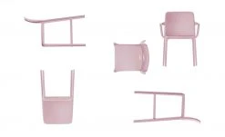 Connubia Barhocker stapelbar Bayo | Altrosa ca. 65 cm -Stuhle Geschaft 15304895 4 202111121256