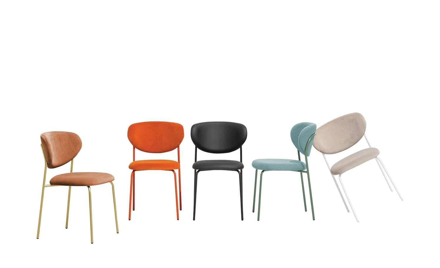 Connubia Polsterstuhl Cozy | Safran (Orange) 3 Connubia Polsterstuhl Cozy | Safran (Orange)