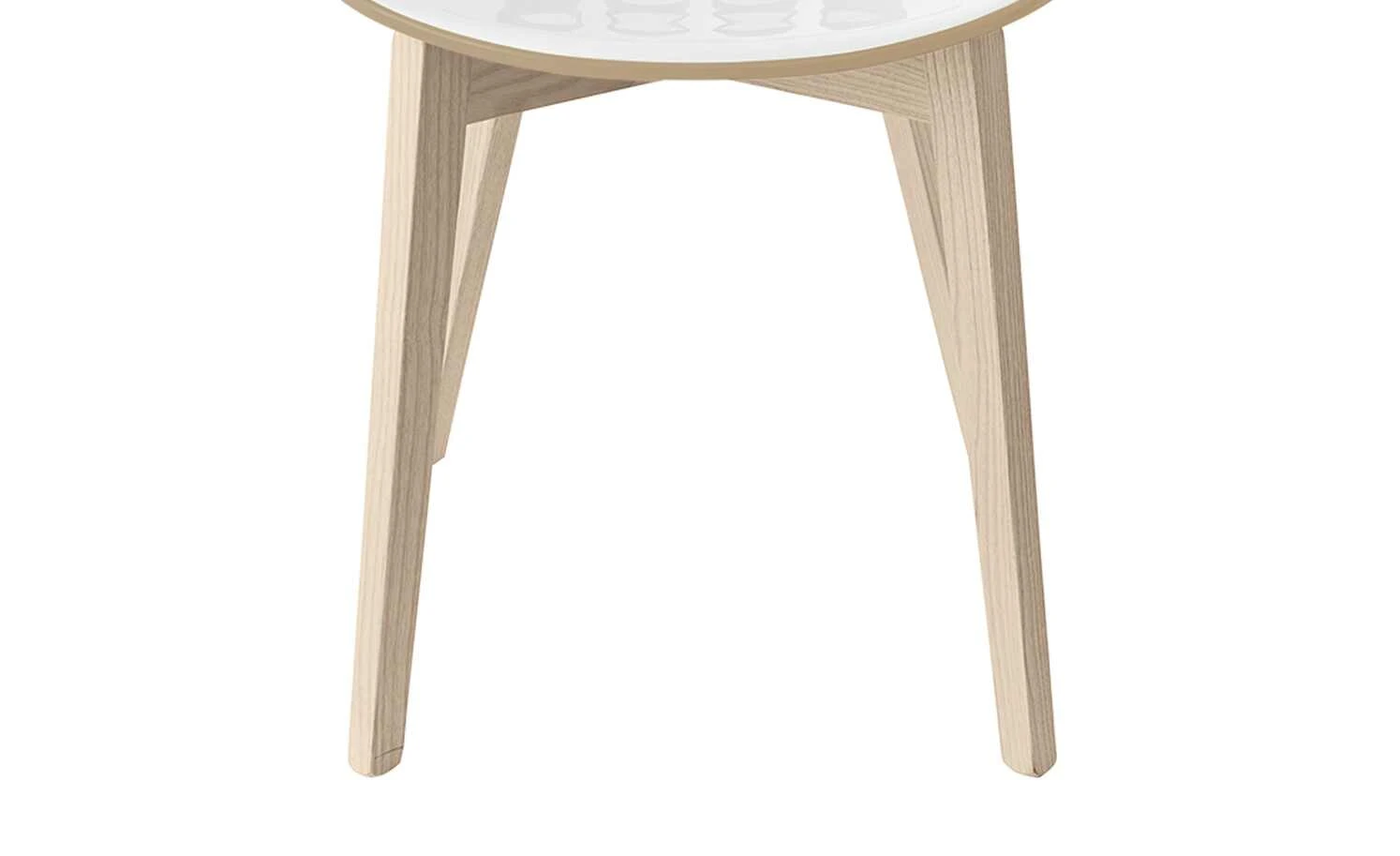 Connubia Stuhl Jam | Weiß / Haselnussbraun 4 Connubia Stuhl Jam | Weiß / Haselnussbraun – Bild 2