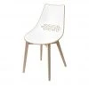 Connubia Stuhl Jam | Weiß / Haselnussbraun -Stuhle Geschaft 15304936 2 202112031244