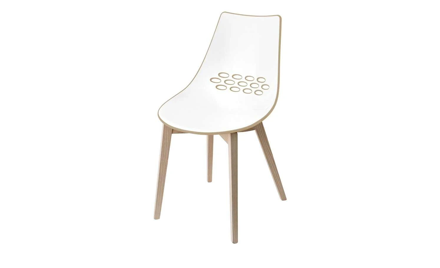 Connubia Stuhl Jam | Weiß / Haselnussbraun 3 Connubia Stuhl Jam | Weiß / Haselnussbraun