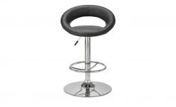 Barhocker Holger | Schwarz / Chrom Tellergröße: 50 cm -Stuhle Geschaft 15305106 11 202209200831