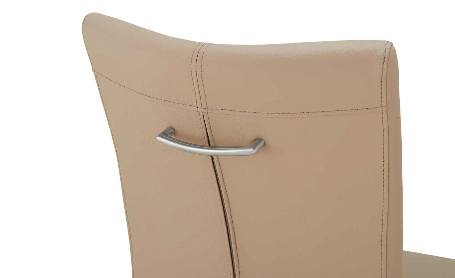 uno Leder-Schwingstuhl Steve | Cappuccino (Hellbraun) 8 uno Leder-Schwingstuhl Steve | Cappuccino (Hellbraun) – Bild 6