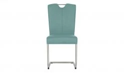 uno Leder-Freischwinger Sammy | Petrol -Stuhle Geschaft 15305219 12 202208311235