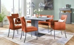 Musterring Polsterstuhl Nova | Terra (Braun-Orange) Nein