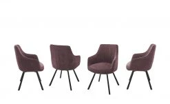 uno Polsterstuhl drehbar Loro | Merlot (Rot) -Stuhle Geschaft 15305464 1 202201201237