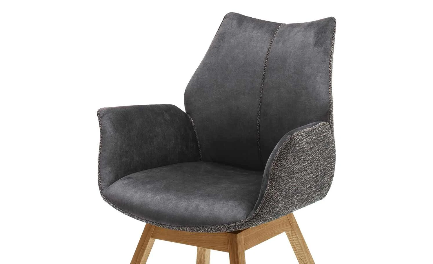 Woodford Polsterstuhl drehbar Steffi | Anthrazit 6 Woodford Polsterstuhl drehbar Steffi | Anthrazit – Bild 4