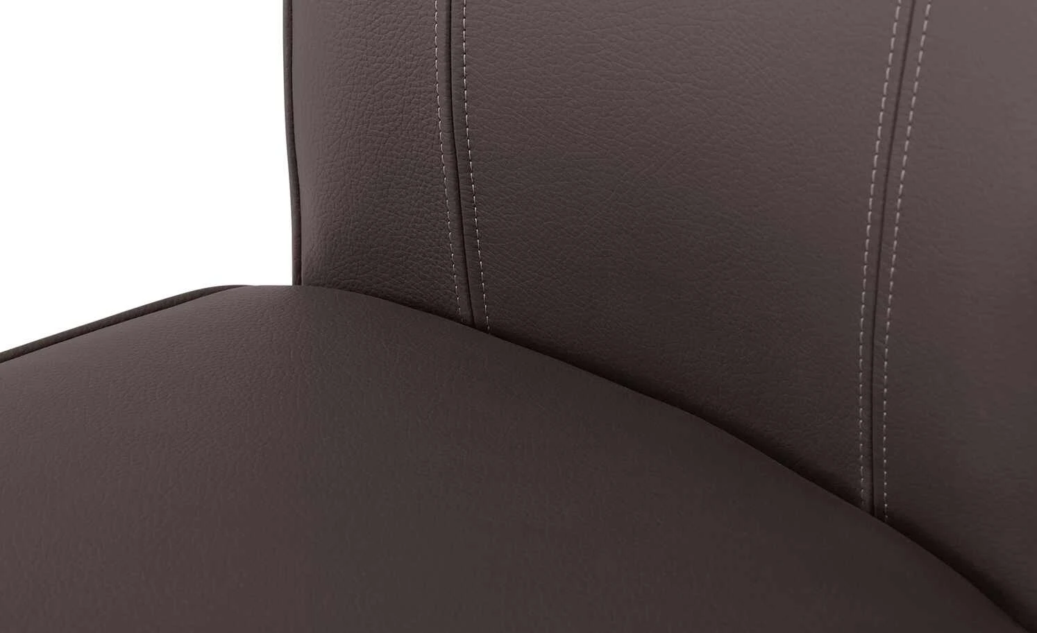 Leder-Schwingstuhl mit Griff 6861 | Dunkelbraun 11 Leder-Schwingstuhl mit Griff 6861 | Dunkelbraun – Bild 9