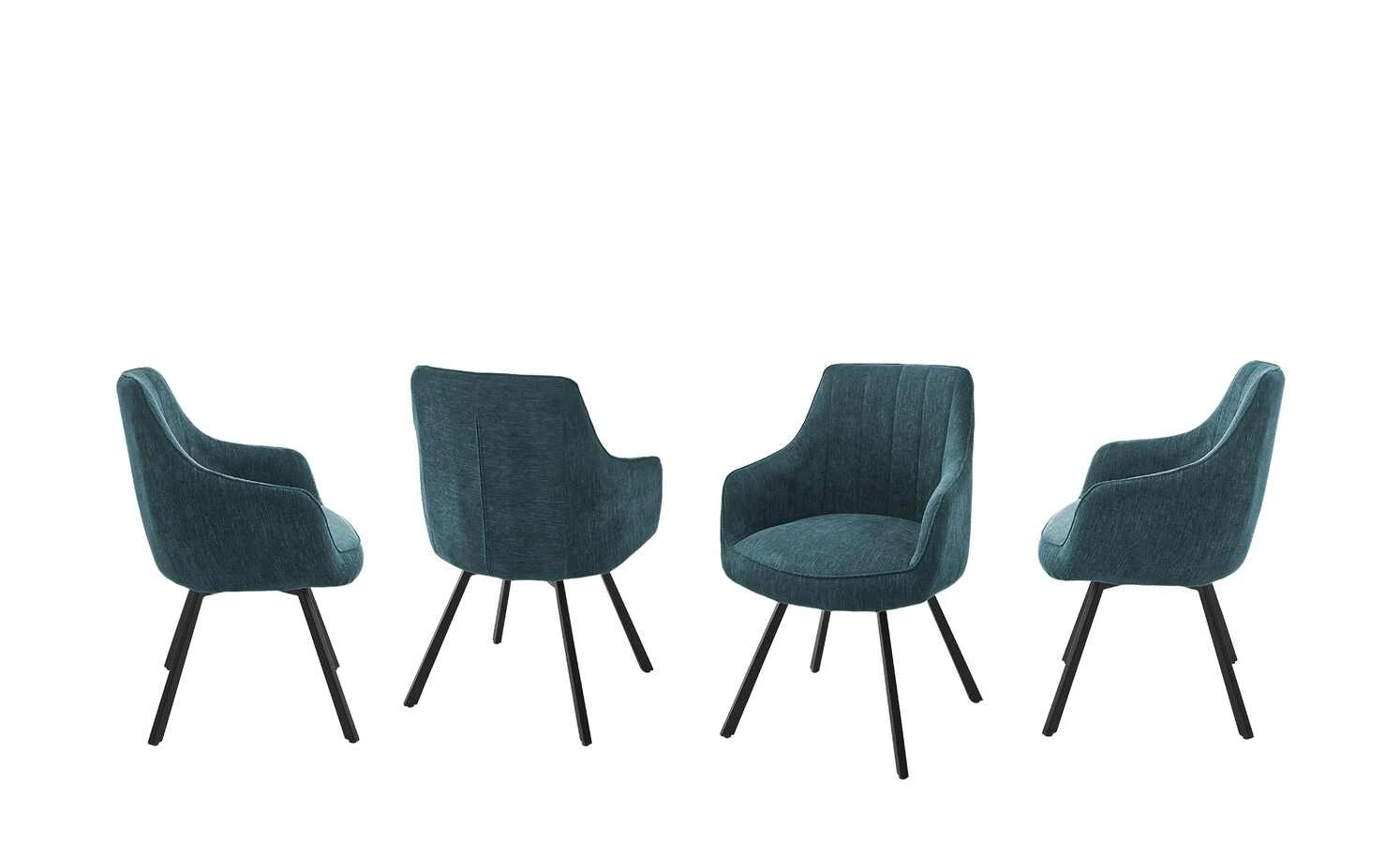 uno Polsterstuhl drehbar Loro | Petrol 3 uno Polsterstuhl drehbar Loro | Petrol
