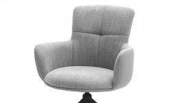 Polsterstuhl drehbar Curo | Grau Schwarz -Stuhle Geschaft 15305729 3 202201202233